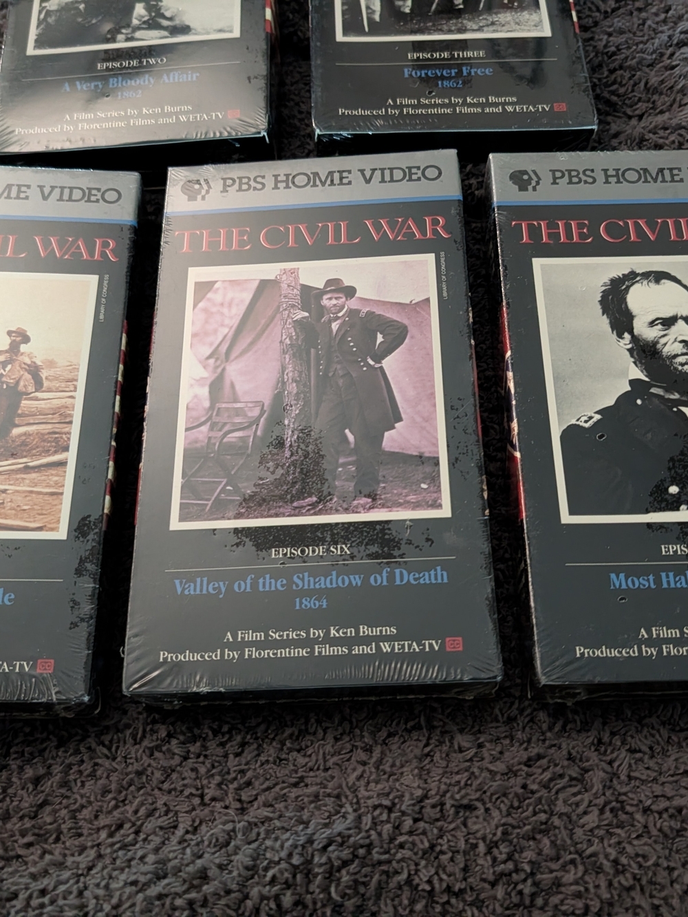 PBS Home Video - The Civil War Episode Six VHS “Valley of the Shadow of Death”
